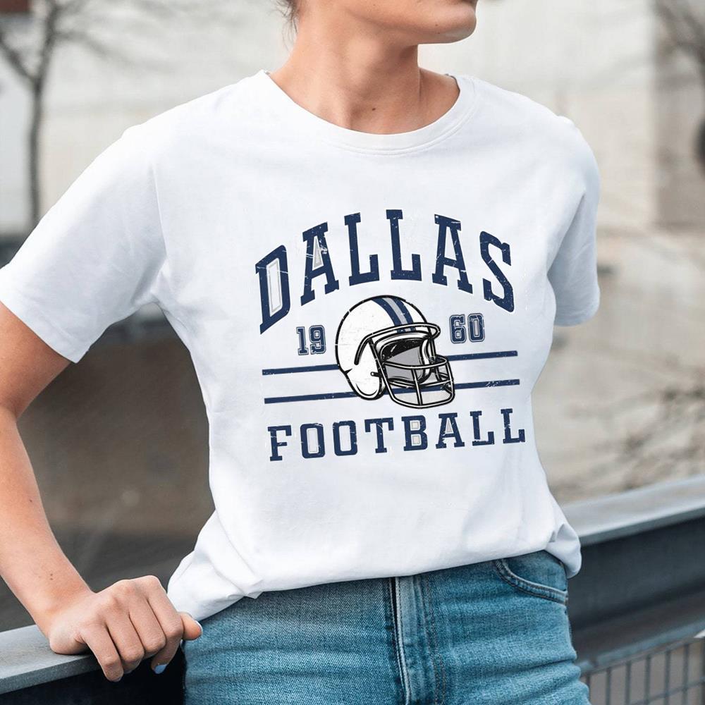 Unisex Garment Dyed Dallas Cowboys Shirt, Vintage Cowboys Sweater Tee Tops