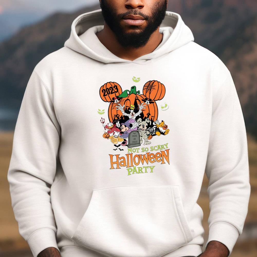 Not So Scary Halloween Party Shirt For Family, Halloween Unisex Hoodie Tee Tops