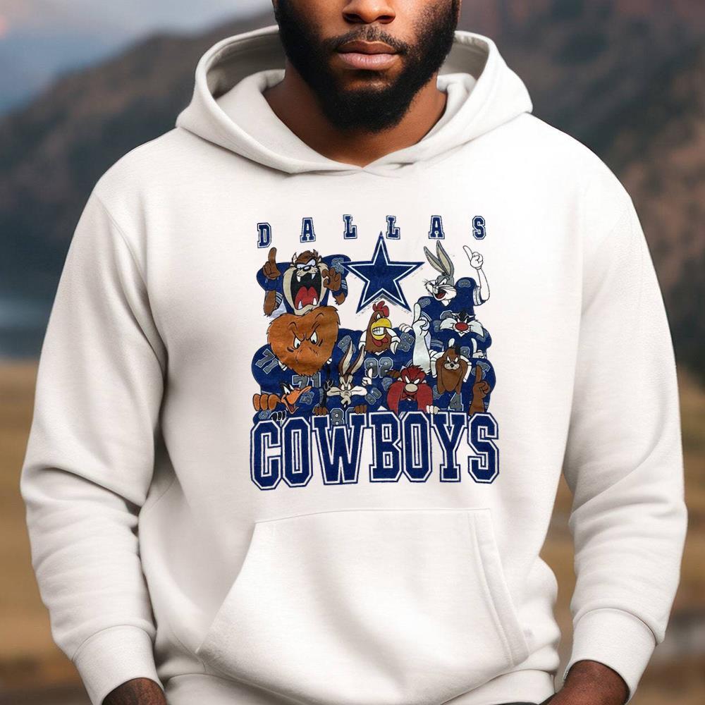 Cowboys Looney Dallas Cowboys Shirt, Dallas Cowboys Sweatshirt Unisex Hoodie