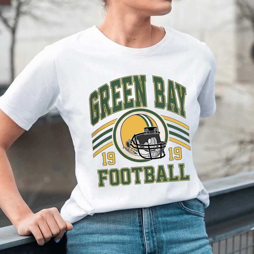 Retro Green Bay Packers Shirt For Him, Green Bay Tee Tops Unisex Hoodie
