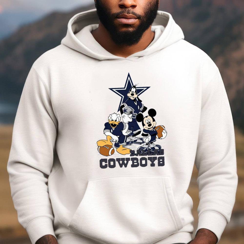 Aladieshirt Tunes Dallas Cowboys Shirt, Dallas Cowboys Sweater Long Sleeve