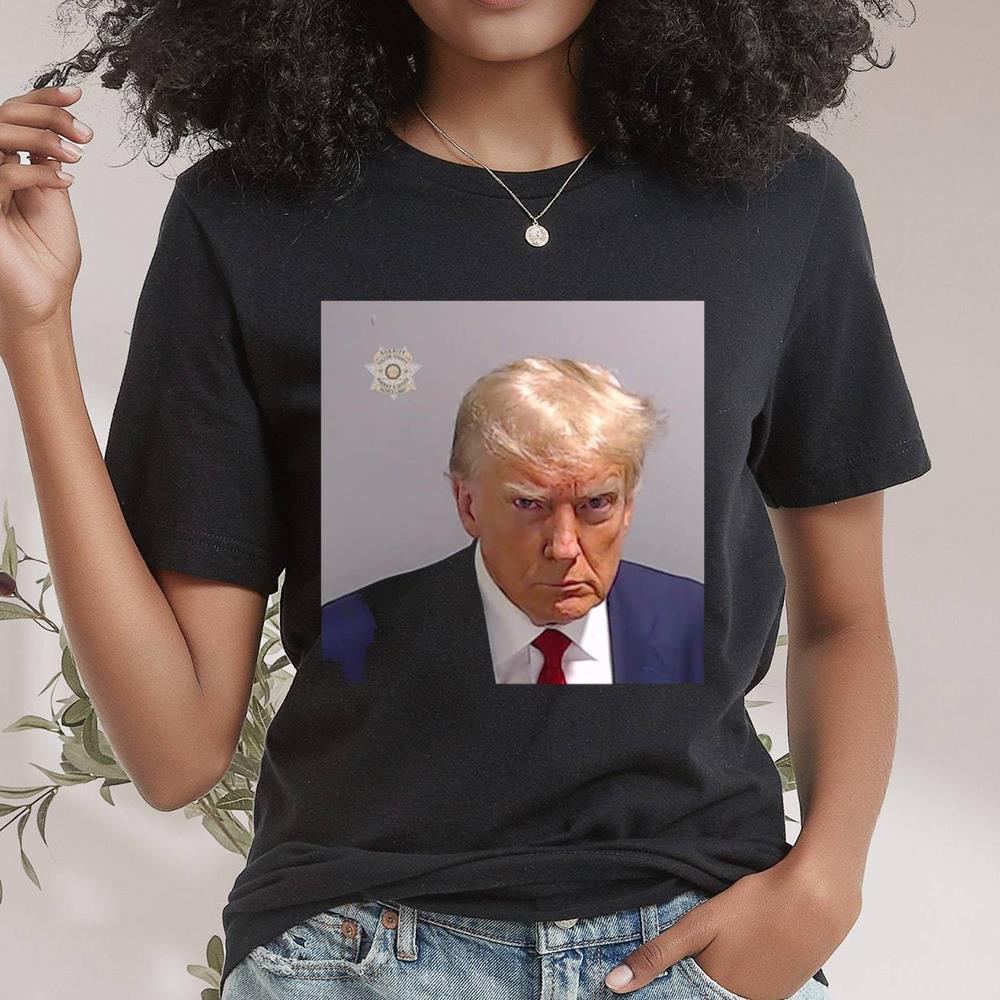 Donald Trump Mugshot Shirt Gift For Him, Trump Unisex Hoodie Funny Sweater