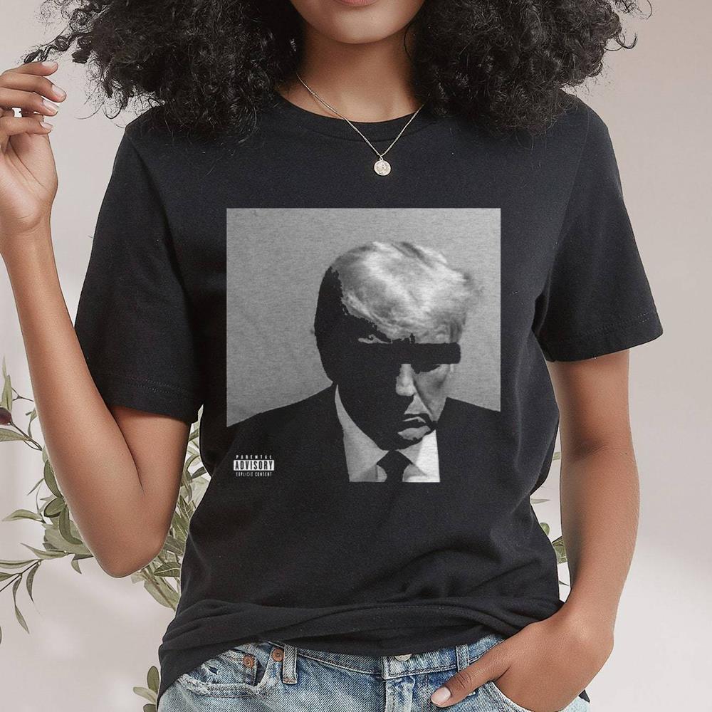 Donald Trump Mugshot Shirt For Fun, Trump Unisex Hoodie Crewneck