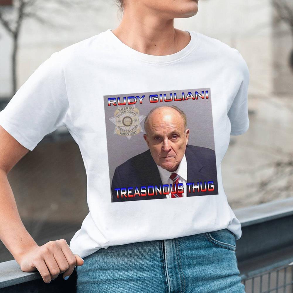 January Rudy Giuliani Mugshot Shirt For Him, Giuliani Mugshot Unisex Hoodie Sweater