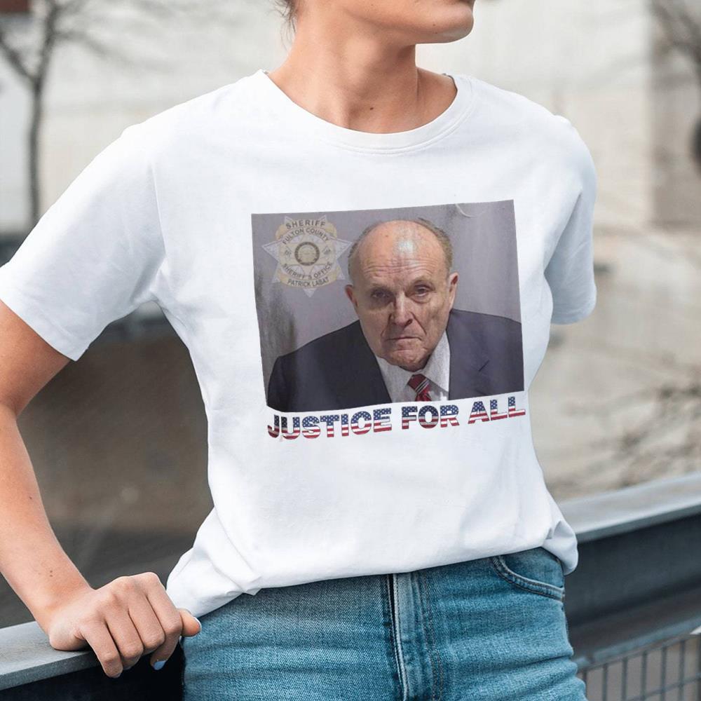 Rudy Giuliani Mugshot Shirt From Meme, Rudy Giuliani Sweater Short Sleeve