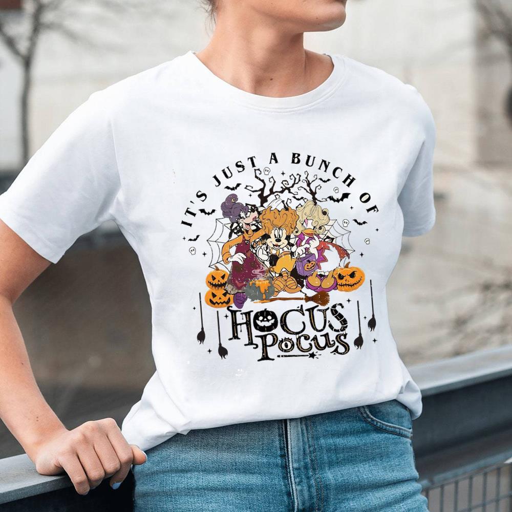 It's Just A Bunch Of Hocus Pocus Shirt From Colors, Hocus Tee Tops Long Sleeve