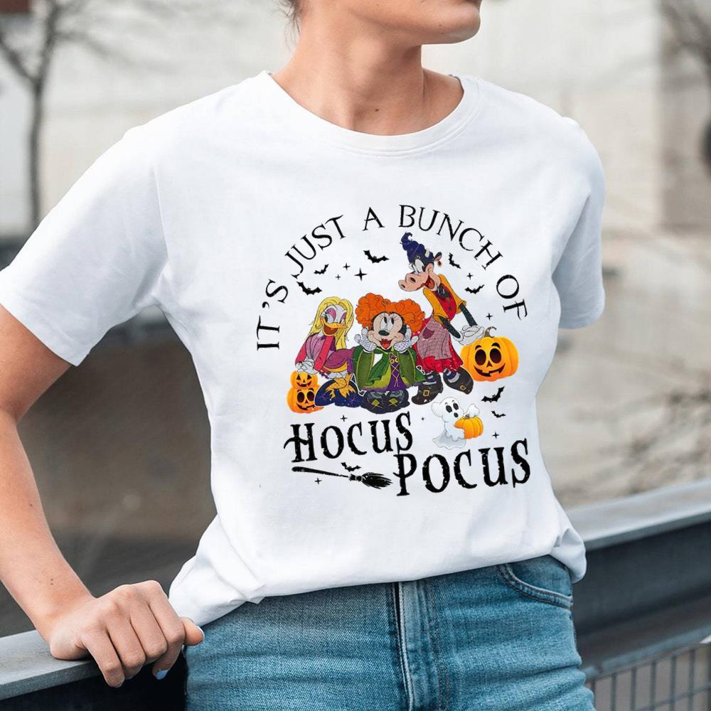 It's Just A Bunch Of Hocus Pocus Shirt From Mickey, Hocus Tank Top Sweater