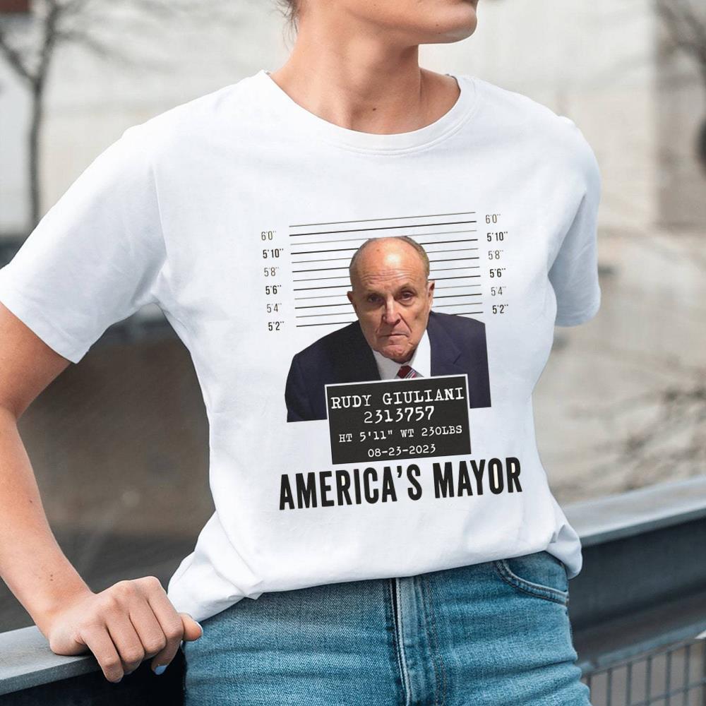 Rudy Giuliani Mugshot Shirt For Giuliani Clown Car, Rudy Giuliani Mugshot Hoodie Crewneck