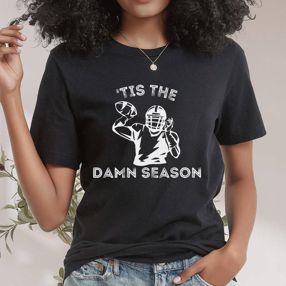 Tis The Damn Season Shirt From American Football, Tis The Damn Tee Tops Short Sleeve