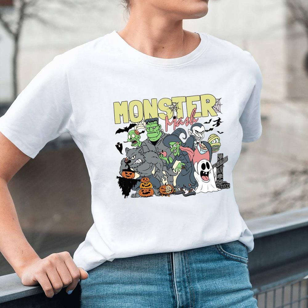 Vintage Monster Mash Shirt For Halloween, Monster Mash Sweatshirt Tank Top