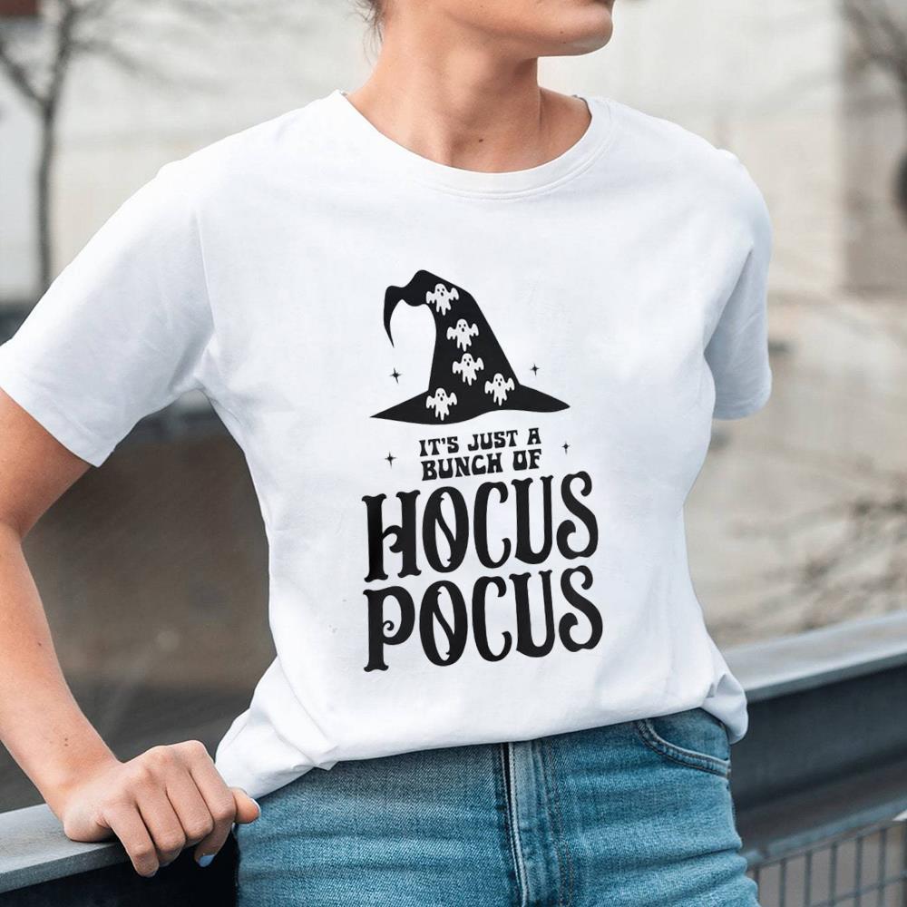 Unisex It's Just A Bunch Of Hocus Pocus Shirt, Hocus Pocus Sweatshirt Long Sleeve