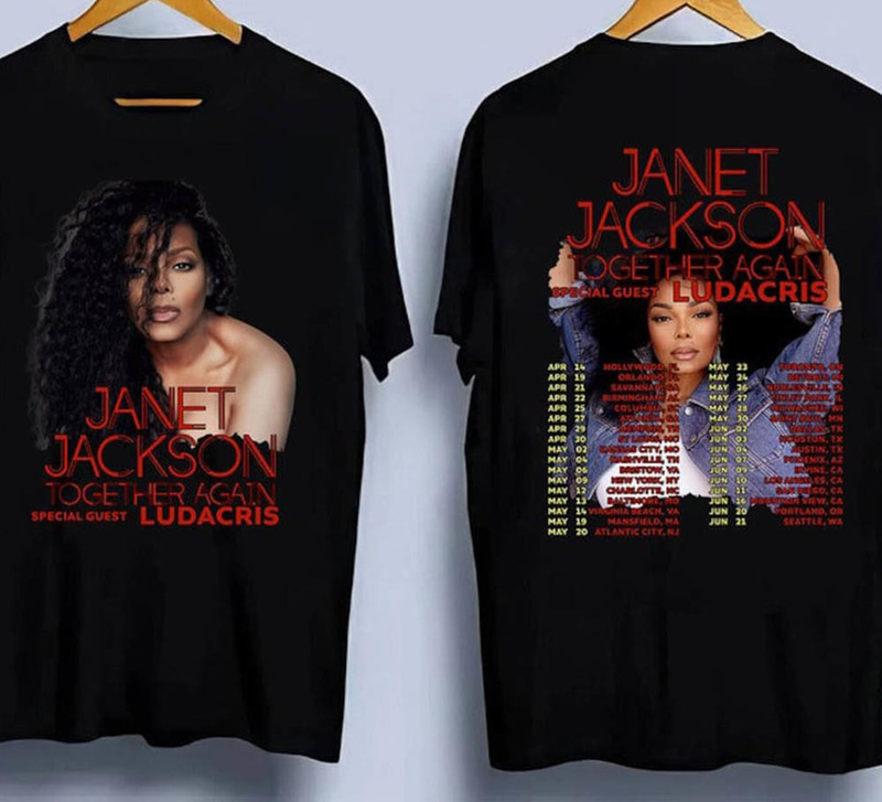 Janet Jackson 2023 Tour Shirt For Fan