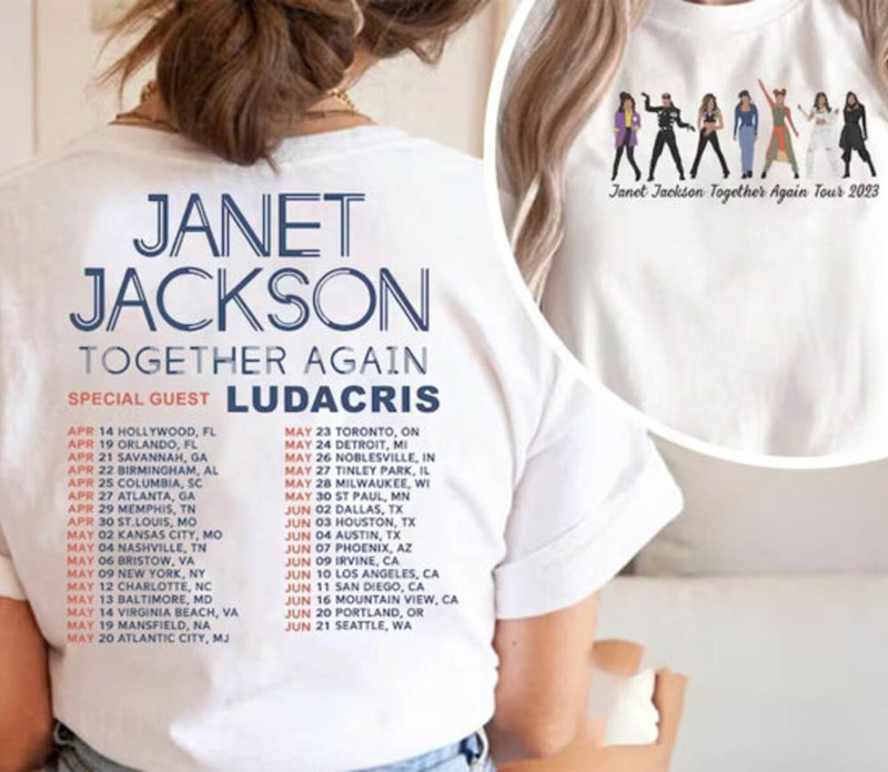 Janet Jackson Together Again Music Tour Trendy Shirt