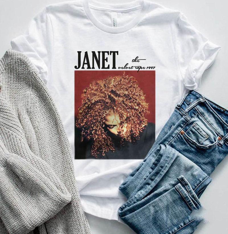 Janet Jackson Velvet Rope Music Tour Shirt