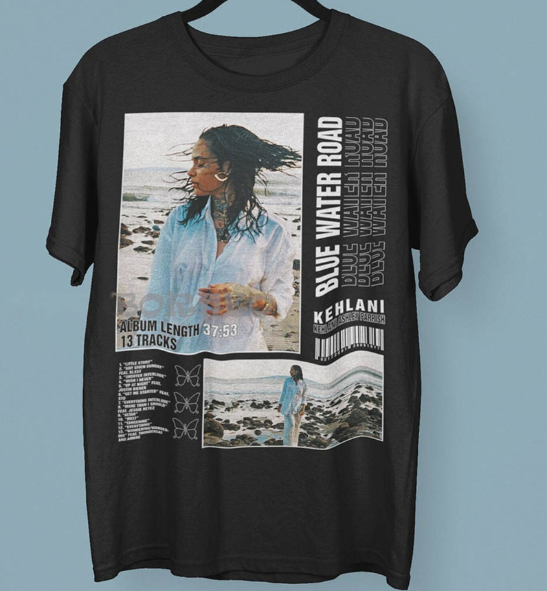 Vintage Kehlani Blue Water Road Shirt