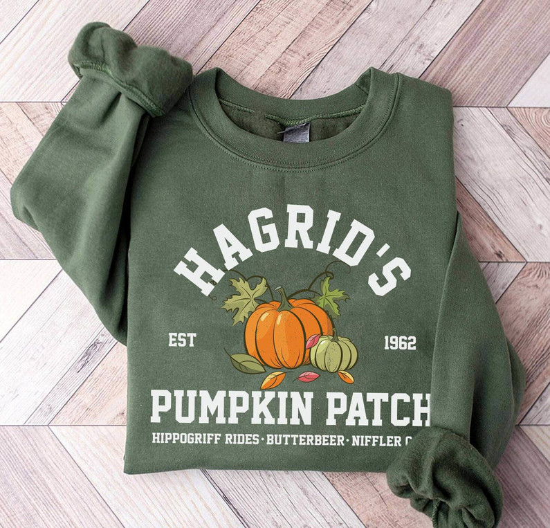Wizard Hagrid's Pumpkin Patch Shirt, Pumpkin Patch Sweater Short Sleeve