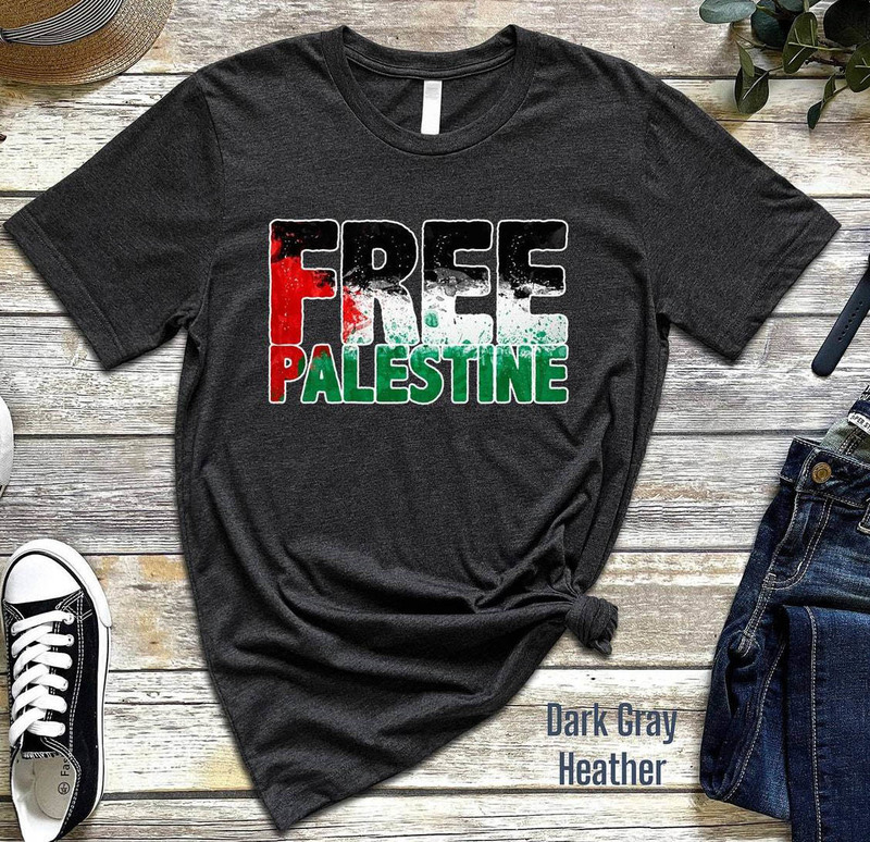 Free Palestine Shirt, Palestine Flag Short Sleeve Unisex T Shirt