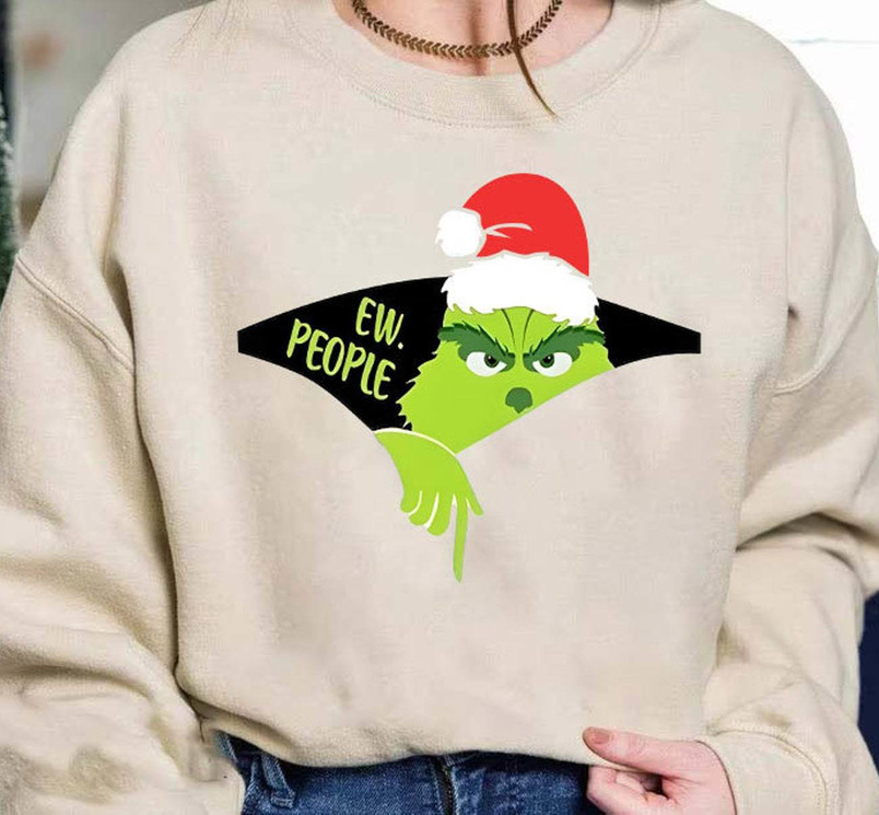 Ew People Christmas Cute Shirt, Xmas Trendy Short Sleeve Crewneck