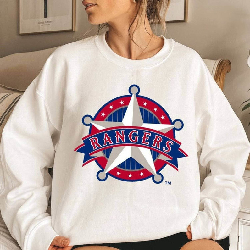 Texas Ranger Baseball Shirt, Trendy Unisex Hoodie Long Sleeve