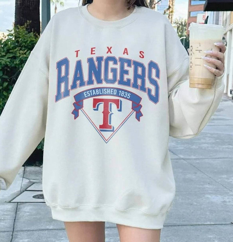 Vintage Texas Ranger Baseball Shirt, Texas Baseball Tee Tops Unisex Hoodie