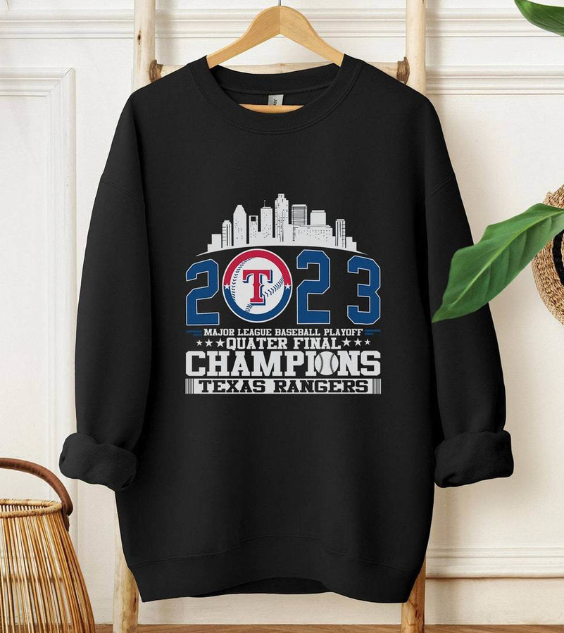 Baseball Lover Shirt, Texas Rangers Baseball Crewneck Sweatshirt