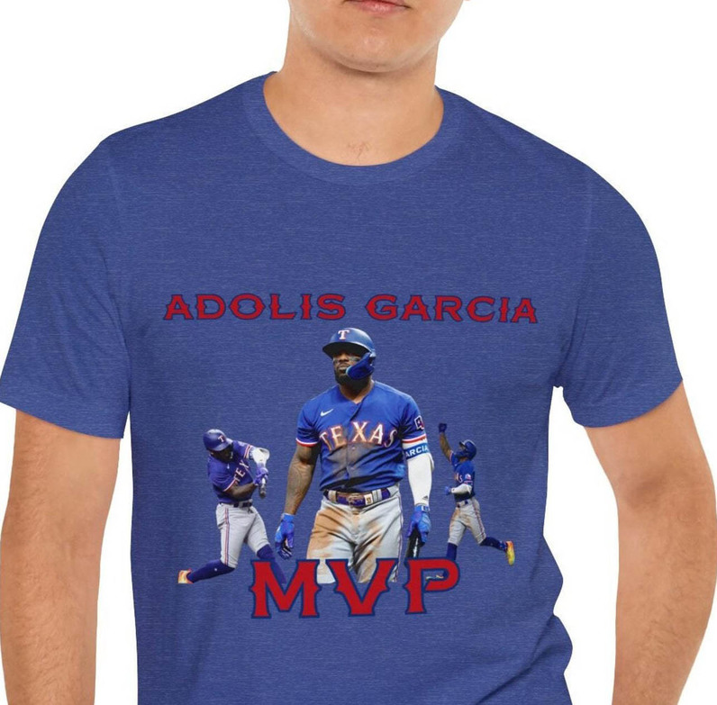 Adolis Garcia Texas Rangers Shirt, Alcs Mvp World Crewneck Unisex Hoodie