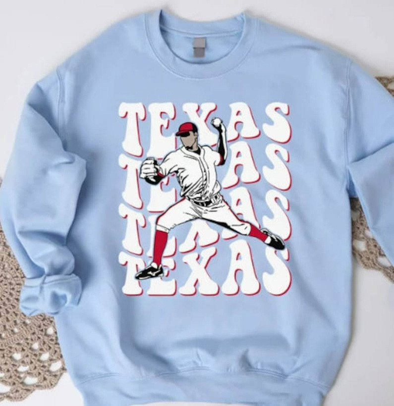 Texas Ranger Baseball Shirt, Baseball Trendy Long Sleeve Unisex T Shirt