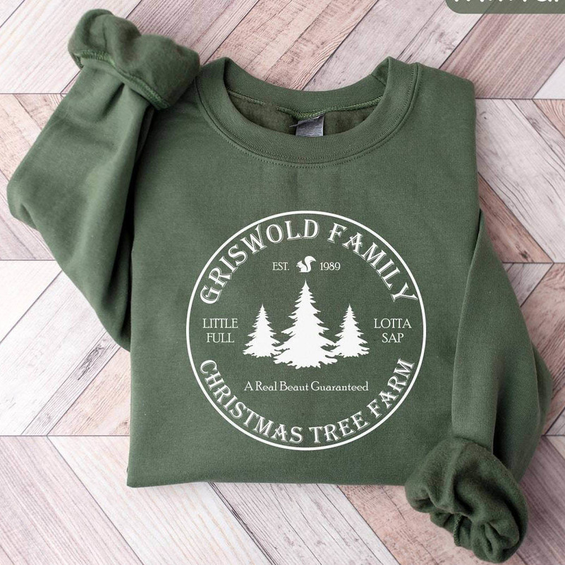 Griswold Christmas Tree Farm Shirt, Funny Christmas Long Sleeve Short Sleeve