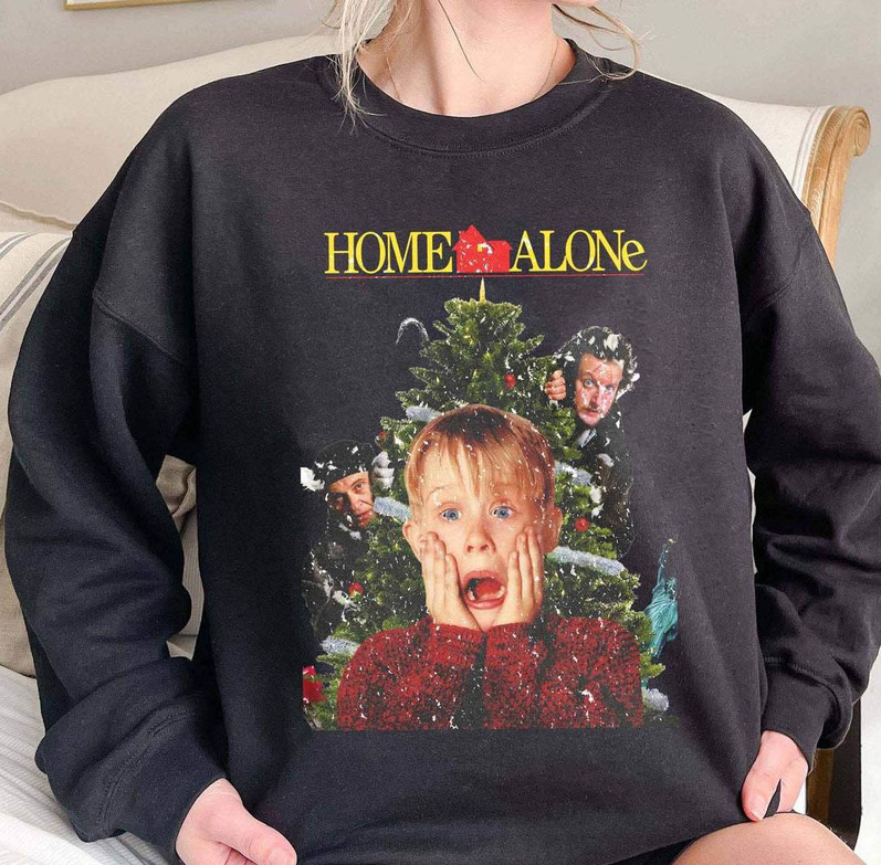 All The Home Alone Shirt, Kevin Mccallister Funny Unisex Hoodie Short Sleeve