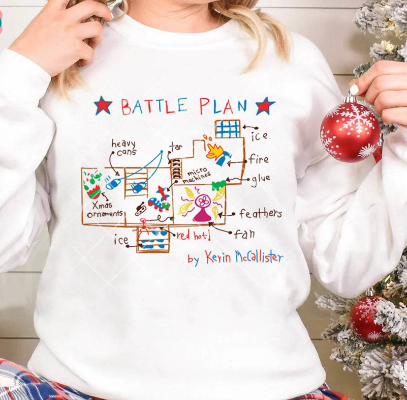 Battle Plan Funny Shirt, All The Home Alone Short Sleeve Unisex T Shirt