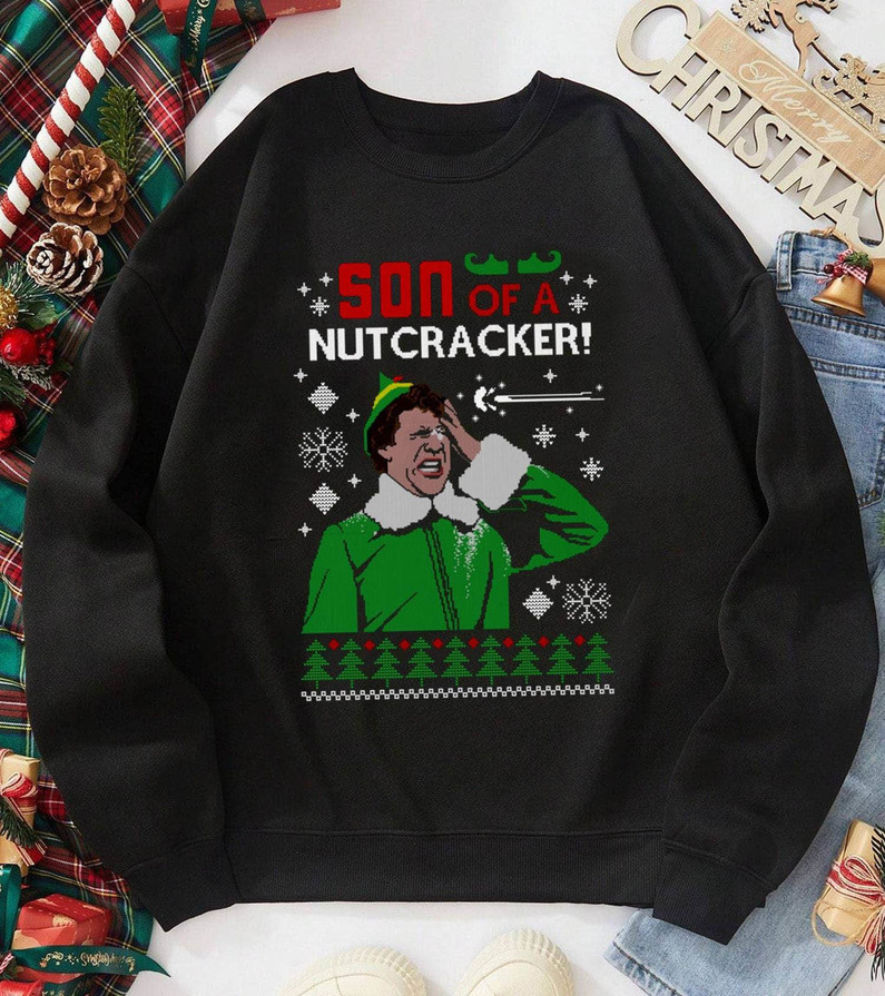 Son Of A Nutcracker Funny Shirt, Christmas Family Crewneck Unisex Hoodie