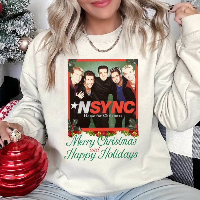 Nsync Christmas Shirt, Funny Christmas Tee Tops Crewneck Sweatshirt