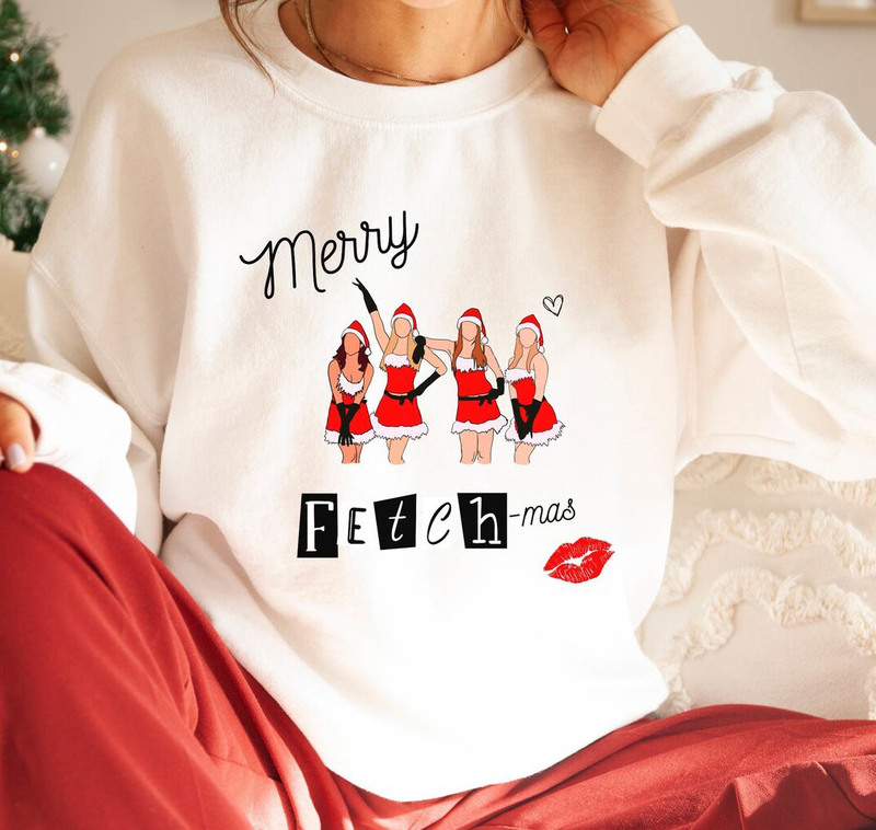 Mean Girls Christmas Shirt, Cute Xmas Hoodie Long Sleeve