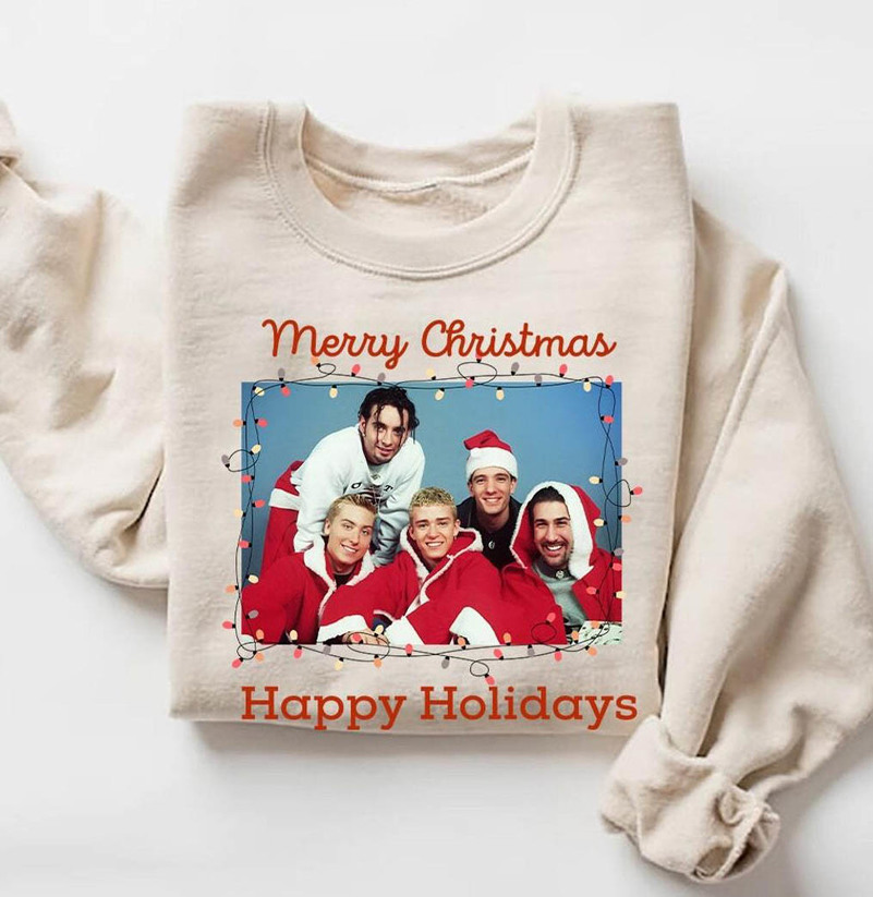 Nsync Christmas Shirt, Nsync Christmas Cute Sweater Long Sleeve