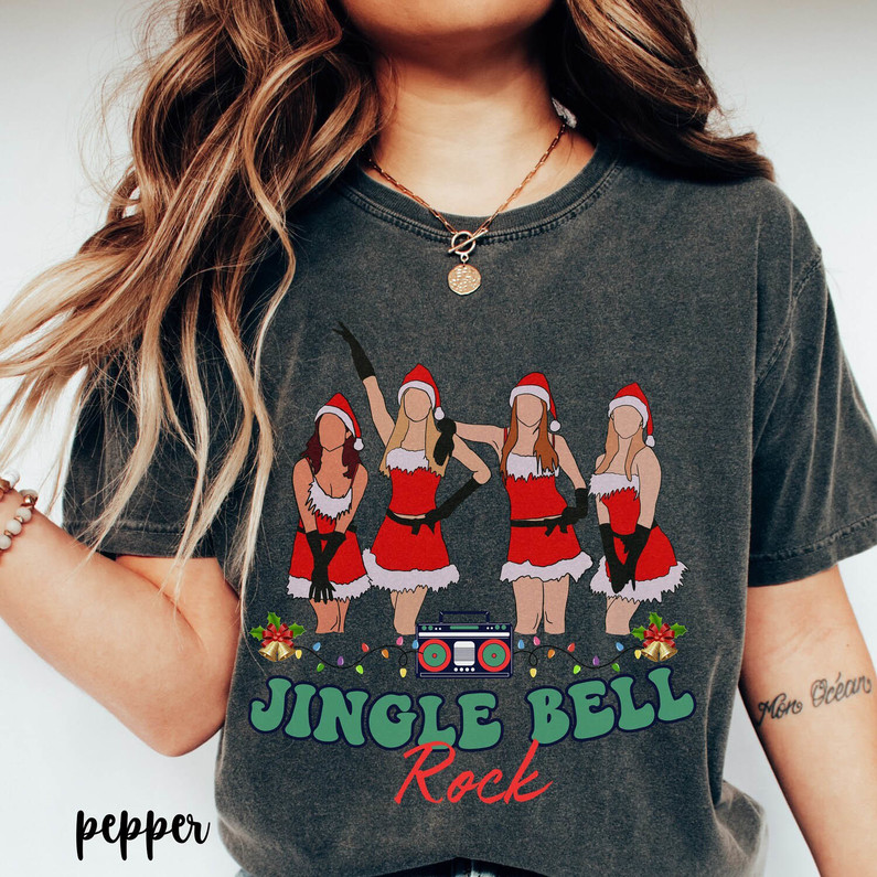 Mean Girls Christmas Shirt, Comfort Jingle Bell Rock Mean Girls Unisex Hoodie Tee Tops