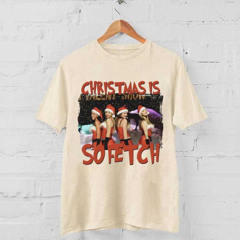 Mean Girls Christmas Shirt, Jingle Bell Trendy Tee Tops Short Sleeve