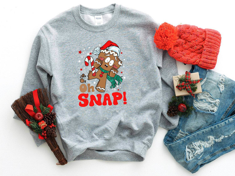 Oh Snap Sweatshirt, Christmas Funny Tee Tops Unisex T Shirt