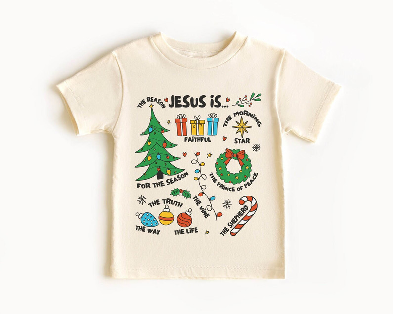 Jesus Is The Reason Shirt , Christian Christmas Crewneck Sweatshirt Tee Tops