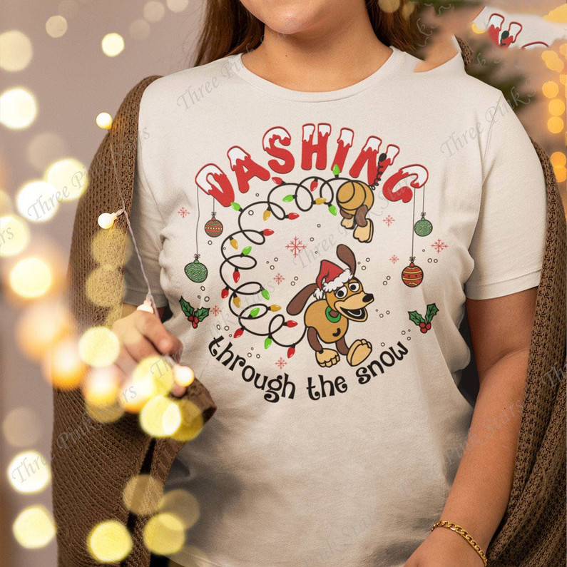 Dashing Through The Snow Shirt, Toy Story Slinky Dog T-Shirt Sweater