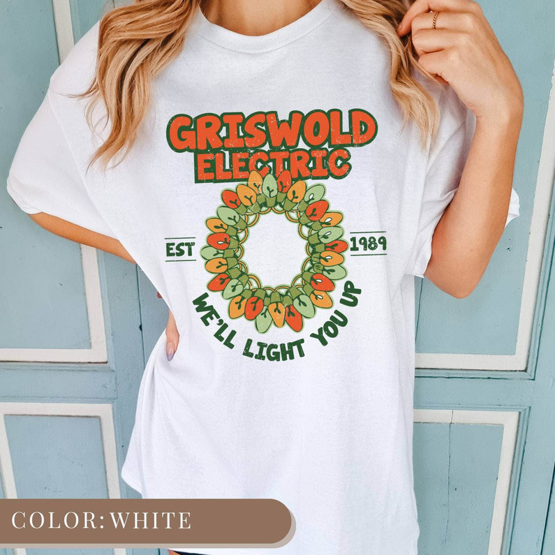 Griswold Electric Shirt, Griswold Family Christmas Long Sleeve Sweater