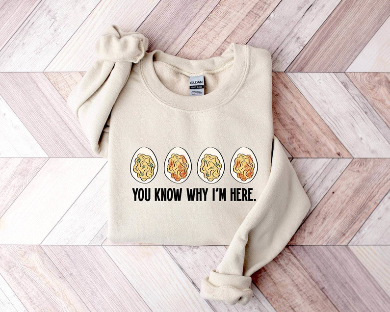 You Know Why I'm Here Shirt, Thanksgiving Funny Short Sleeve Long Sleeve