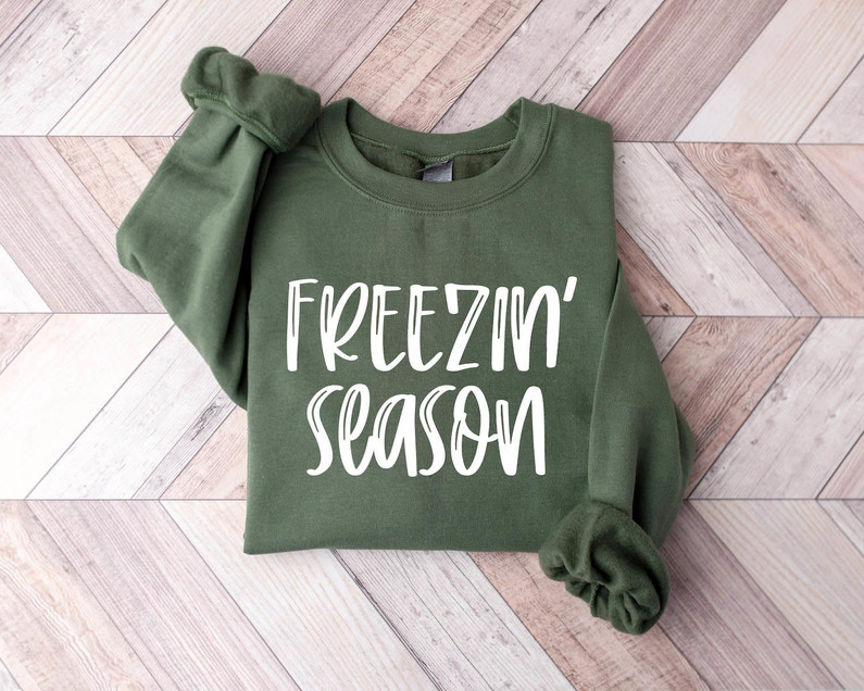 Tis the season to be freezin Unisex Sweatshirt, christmas shirt, punny –  freckled lemons