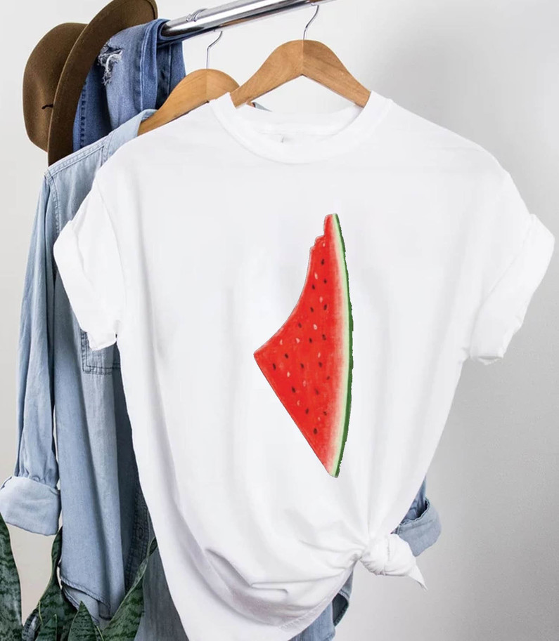 Comfort This Is Not A Watermelon Shirt, Palestine Watermelon Hoodie Tee Tops