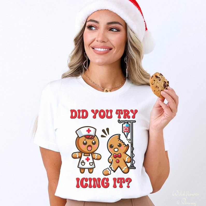 School Nurse Christmas Funny Shirt, Trauma Emergency Tee Tops Unisex Hoodie