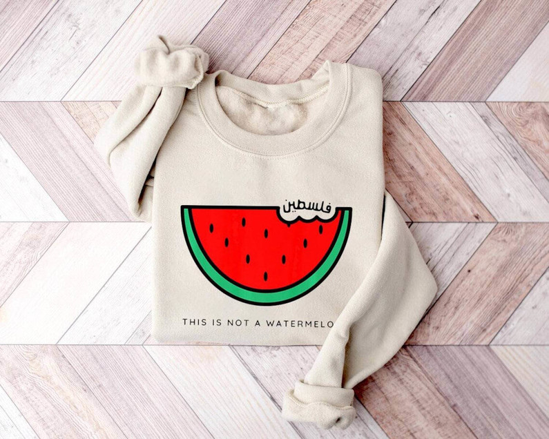 This Is Not A Watermelon Palestine Shirt, Palestine Watermelon T-Shirt Sweater