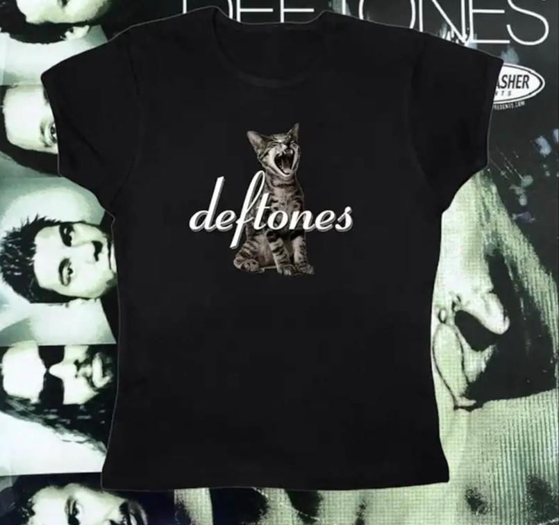 New Rare Deftones Shirt, Deftones Cat Unisex T Shirt Crewneck