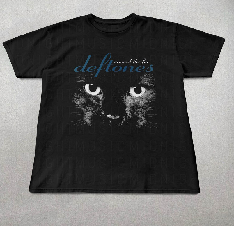 Limited Deftones Shirt, Deftones Around The Fur 90s Unisex T Shirt Short Sleeve