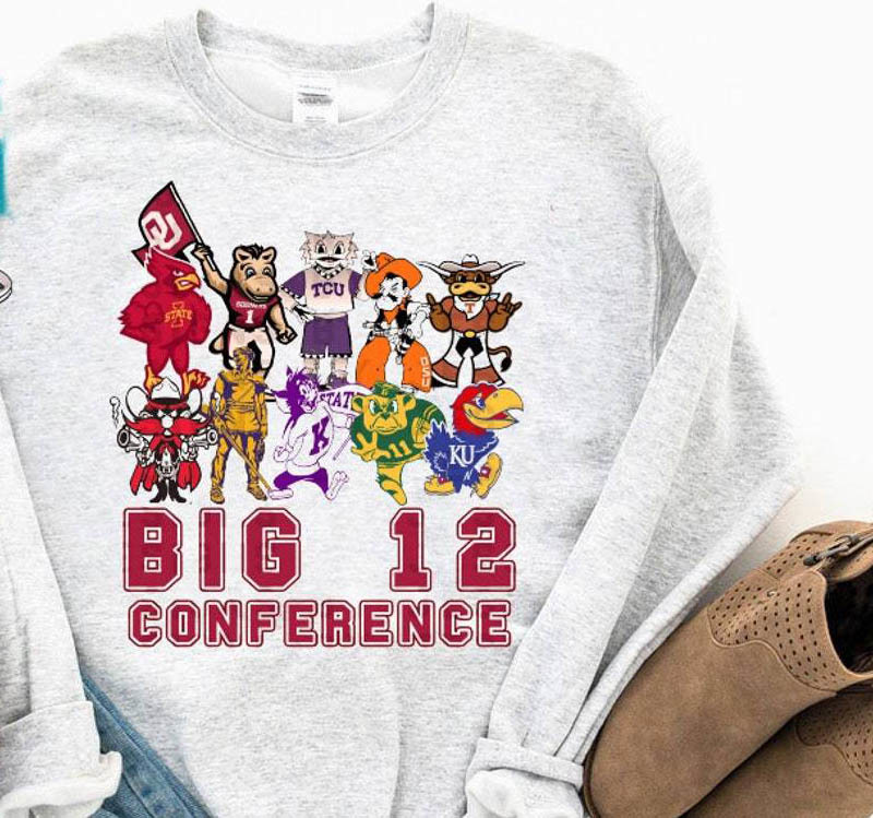 Big 12 Conference Shirt, Big Twelve Conference Vintage Sweatshirt Unisex Hoodie