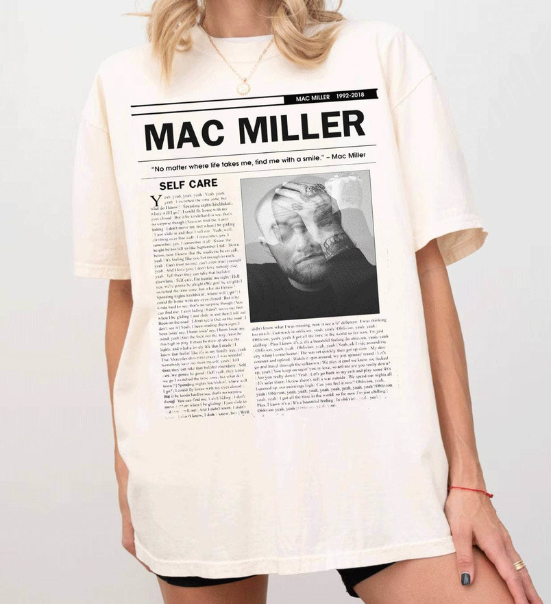 Cute Mac Miller Sweatshirt, Mac Swimming Inspirational Short Sleeve Unisex T Shirt
