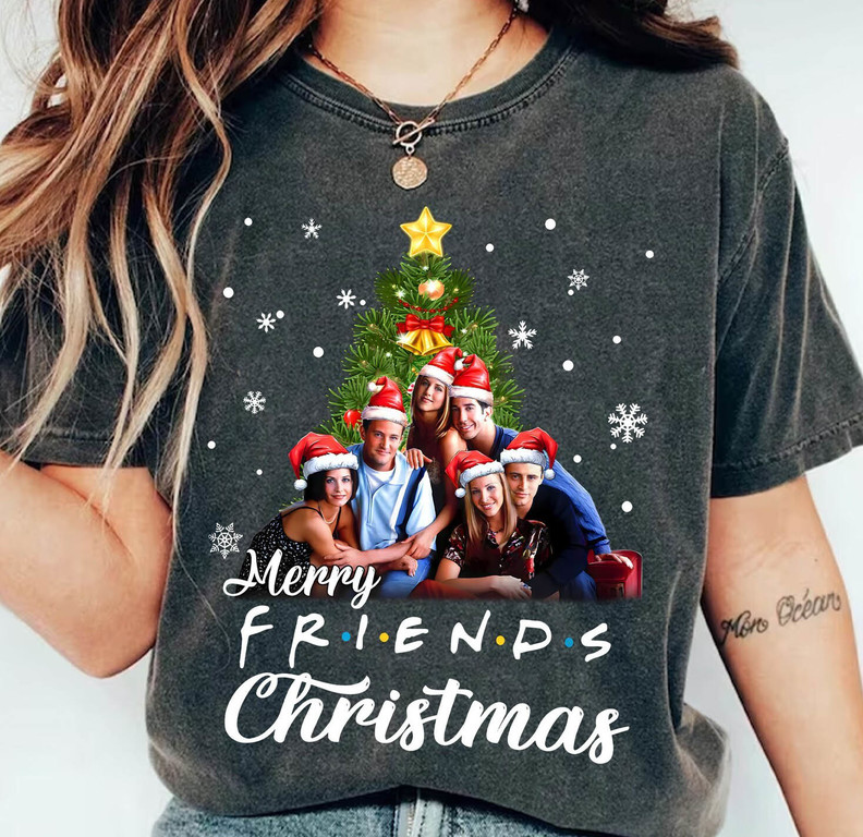 Trendy Merry Friend Christmas Friends , Creative Friends Christmas Shirt Tank Top